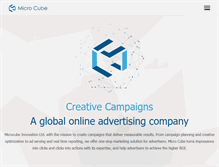 Tablet Screenshot of microcube.com